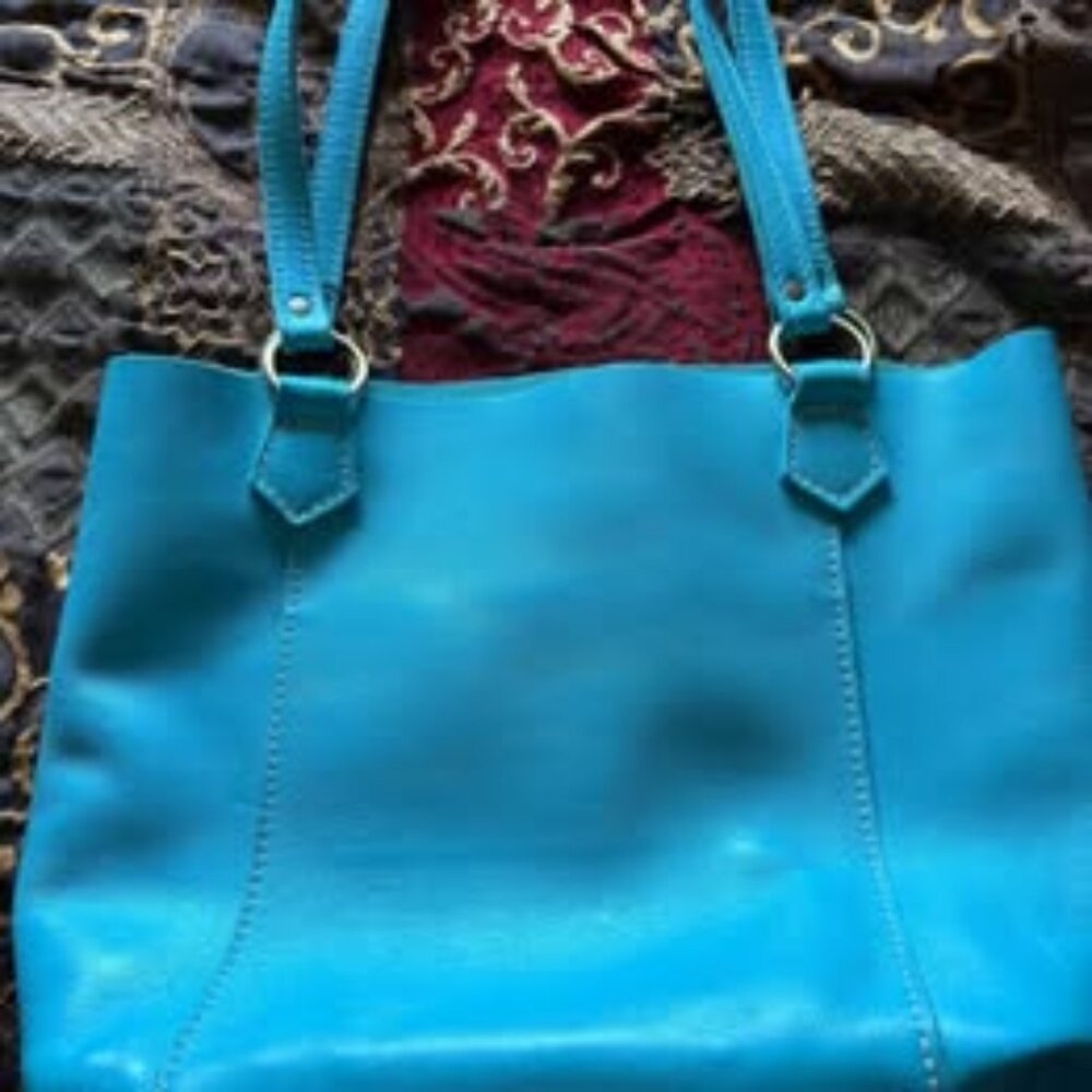 Portland Leather Market Tote in Optical